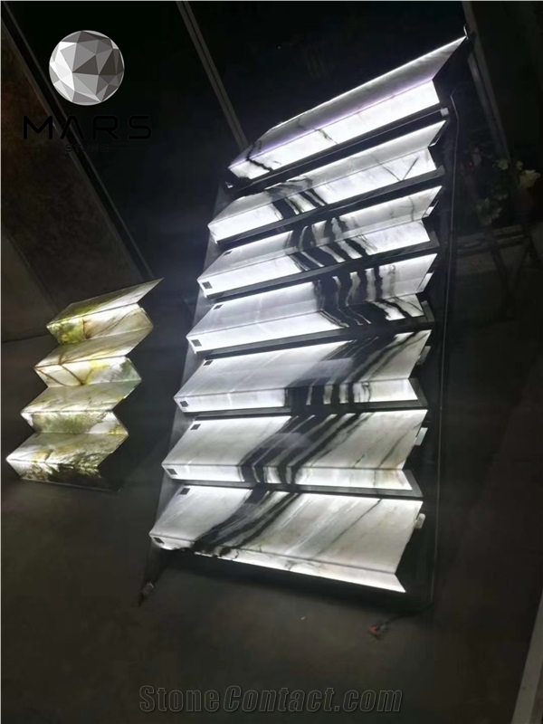 2021 New Design China Panda White Marble Stairs, Steps