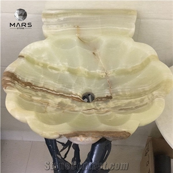 2022 New Design Luxury Green Onyx Wash Basin