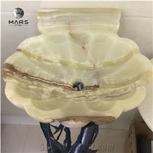 2022 New Design Luxury Green Onyx Wash Basin