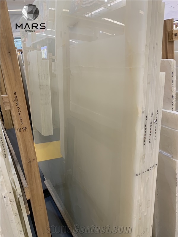Acklit White Onyx Wall Panels, Pure White Onice,Onix Bianco