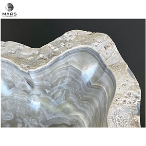 Amazon Hot Sale Natural Stone Grey Volos Onyx Sink