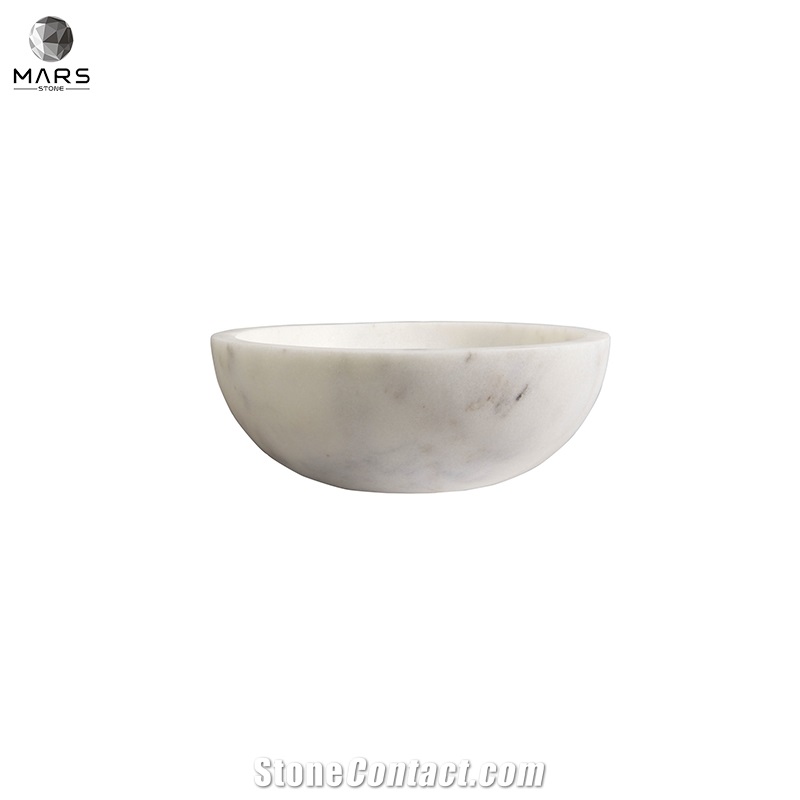 American Style Polished Chevron Calacatta Honed Pluto Basin