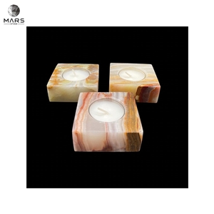 American Style Unique Custom Onyx Square Candle Holder American Style Unique Custom Onyx Square Candle Holder