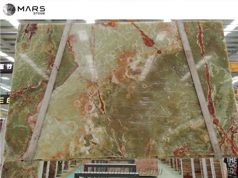 Ancient Green Natural Onyx China Supplier For Table Tops