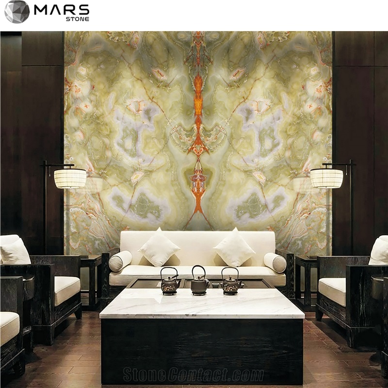 Ancient Green Natural Onyx China Supplier For Table Tops