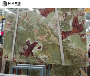 Ancient Green Natural Onyx China Supplier For Table Tops