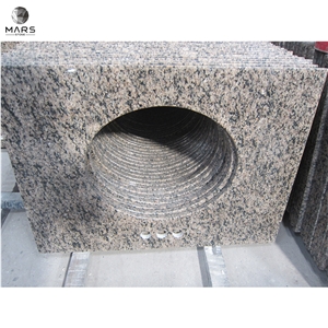Antico Brown Granite Stone Bathroom Single Sink Countertop