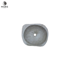 Artistic Unique Luxury Customized Grey Stone Sink Washbasin