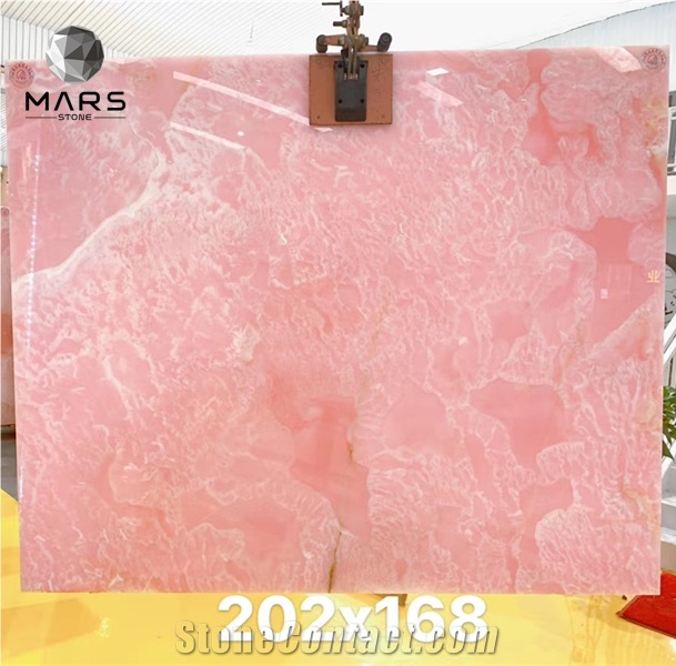 Beautiful Pink Onyx For Stone Countertop Tabletop