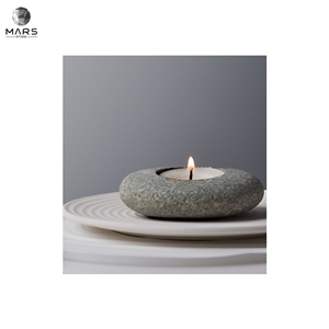 Best Selling Natural Stone Tabletop Tealight Candle Holder