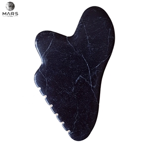 Body Facial Massage Tool Black Marble Gua Sha Scraper