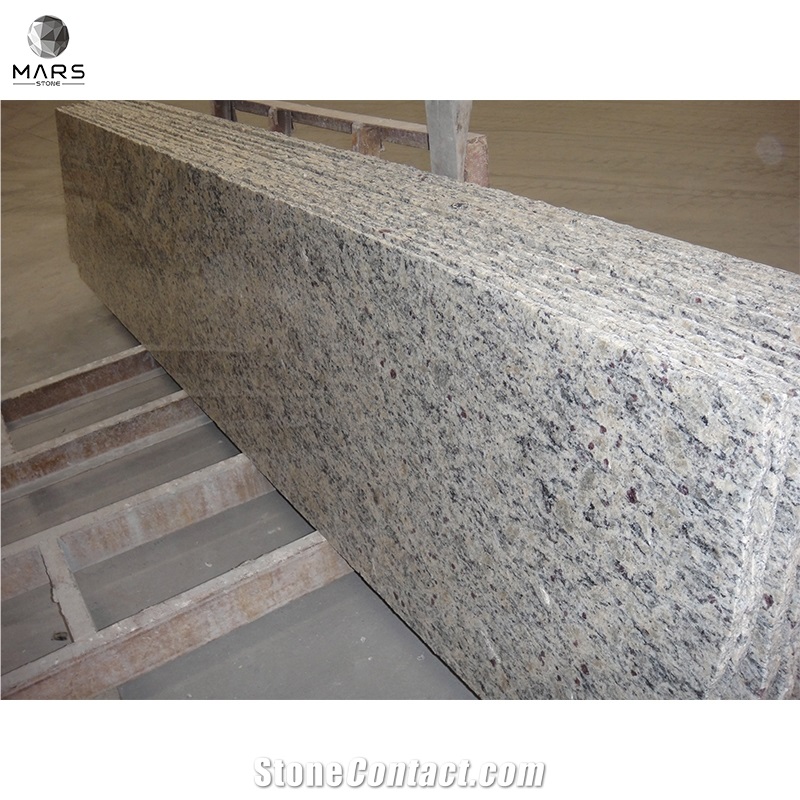 Brazil Golden Santa Cecilia Granite Edge Finish Countertops