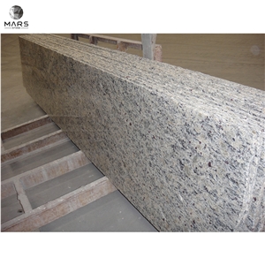Brazil Golden Santa Cecilia Granite Edge Finish Countertops