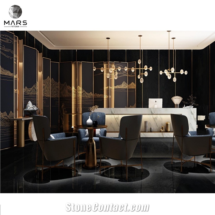 China Supply Luxury Black Onyx Slab Translucent Sink Table