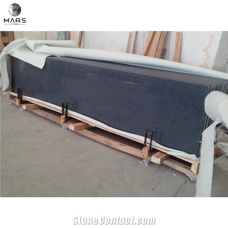 Chinese Gray Granite Round Edge G654 Bathroom Countertop