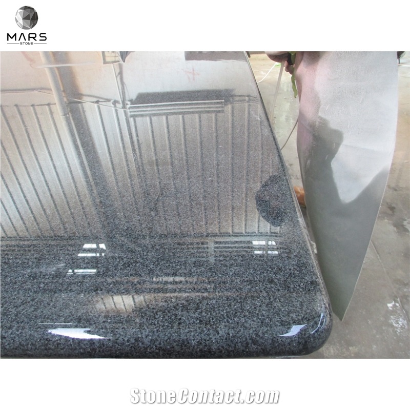 Chinese Gray Granite Round Edge G654 Bathroom Countertop