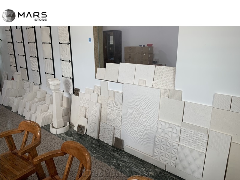 Cream Moca Limestone Slabs