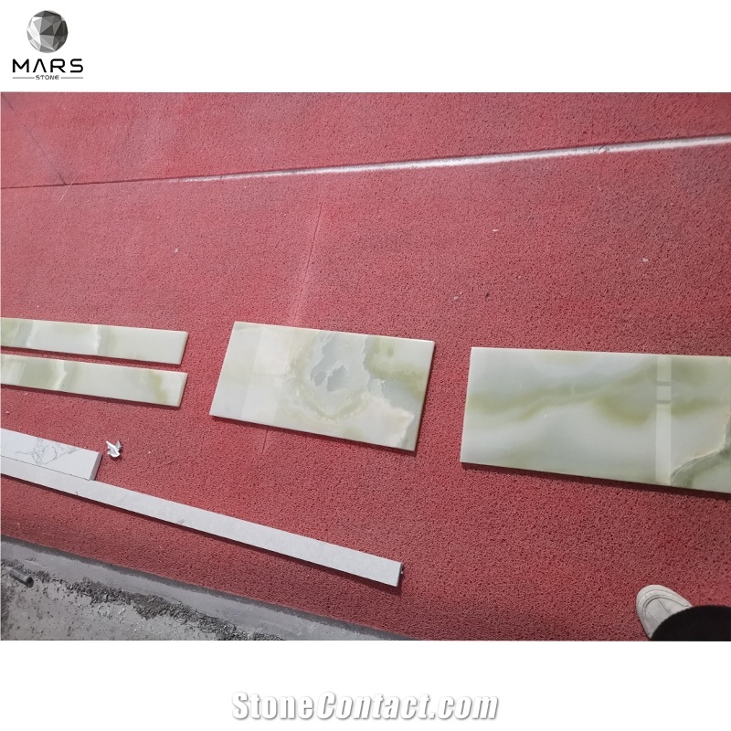 Customize Green Onyx Stone Countertops Natural Onyx