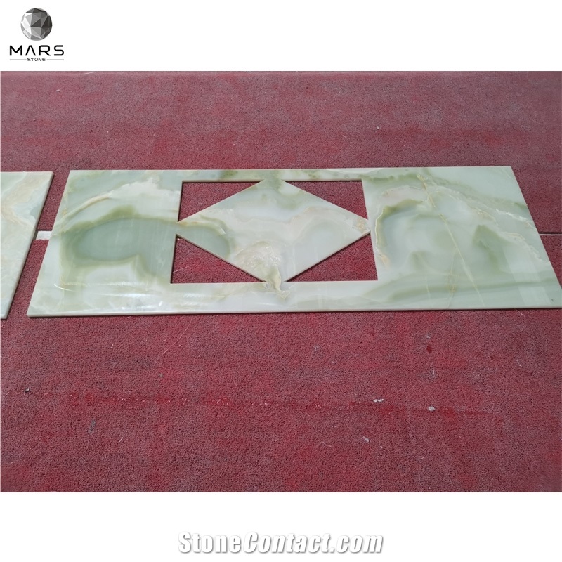Customize Green Onyx Stone Countertops Natural Onyx