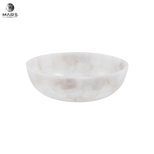 Customized Indoor Art Natural Stone Marble Basin Wash Sink