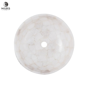 Customized Indoor Art Natural Stone Marble Basin Wash Sink