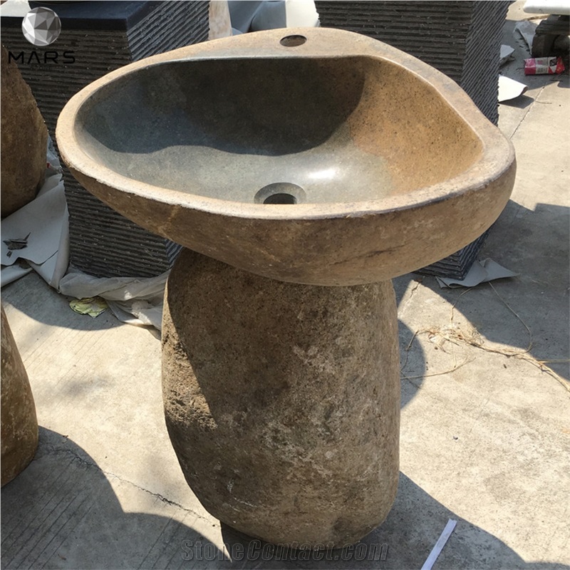 Decoration Free Stand Alone Wash Basin Classic Sink