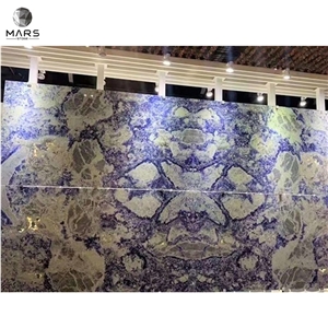 Durable Modern Luxury Blue Marble Paper Napkins Tissue Box