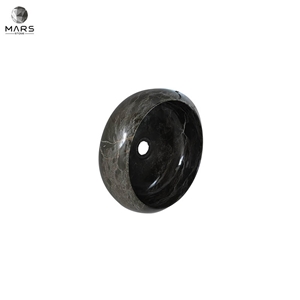 Factory Price Art Black Natural Marble Stone Wash Basin