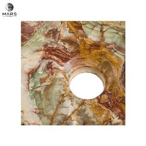 Factory Supply Cheap Colorful Stone Oval Onyx Sink Basin