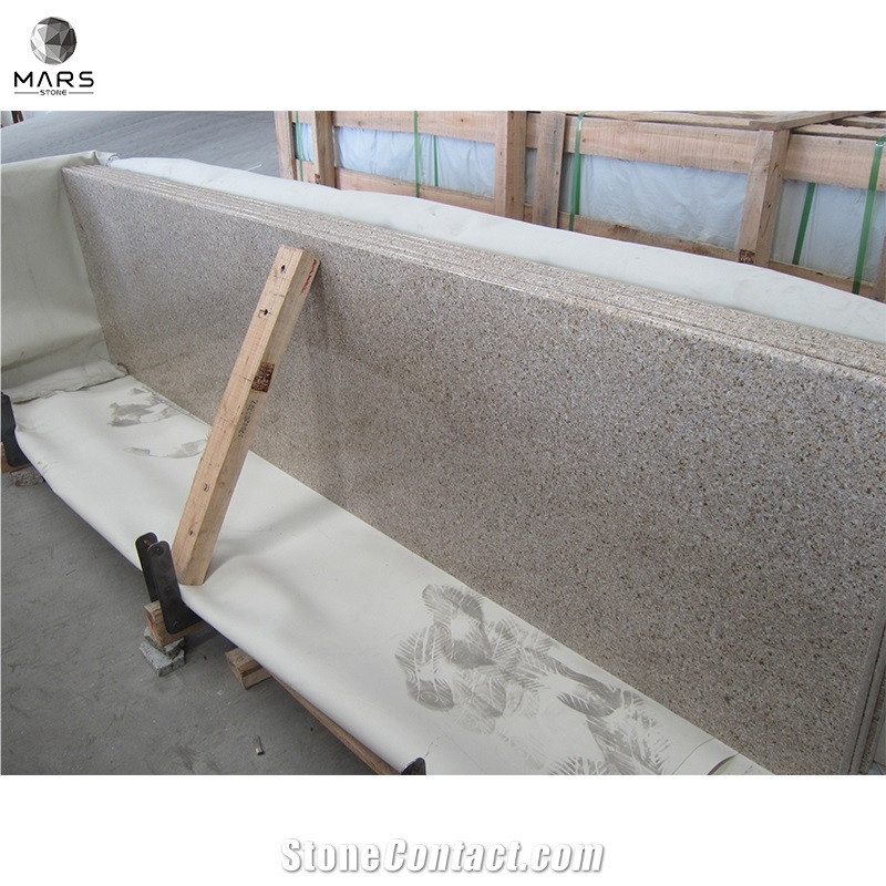 G682 Golden Yellow Rusty Gold Granite Top White Countertop