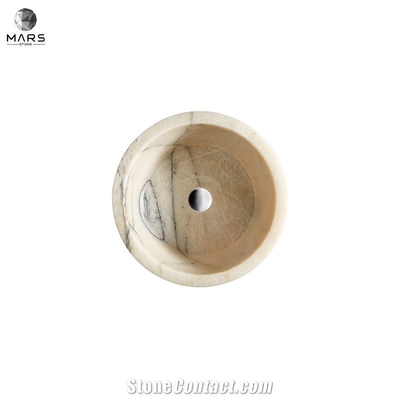 High Quality Natural Marble Calacatta Viola Standing Basin