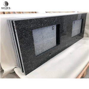 High Quality Steel Grey Granite Natural Stone Vanity Tops