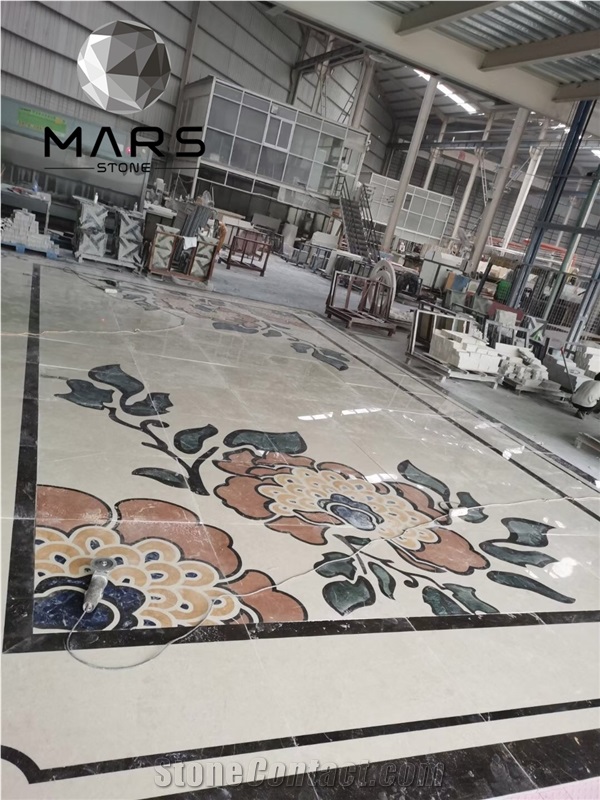 Luxury Grand New Design Volakas Marble Multicolor Inlay