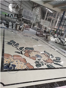 Luxury Grand New Design Volakas Marble Multicolor Inlay