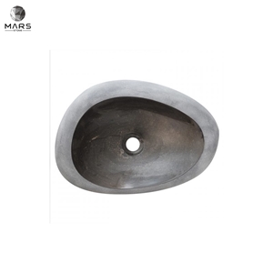 Luxury New Design Table Top Round Blue Marble Vessel Sink