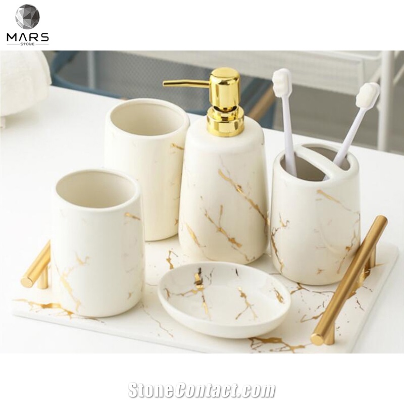 Luxury Useful Marble Home Decor Accessory Marble Bathroom