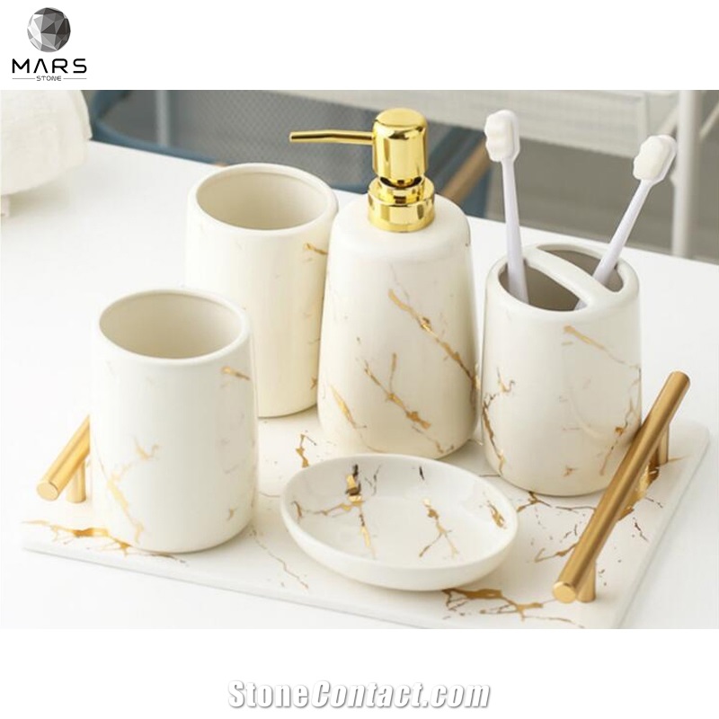 Luxury Useful Marble Home Decor Accessory Marble Bathroom