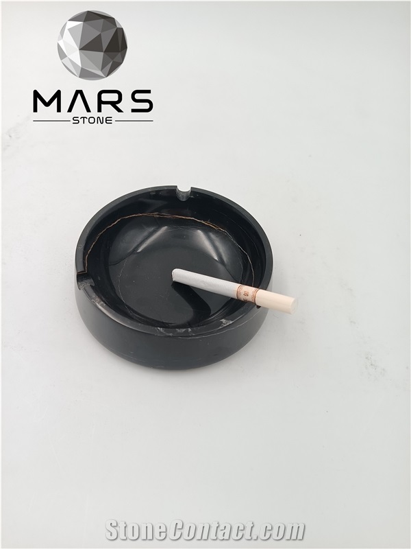 Natural Marble Stone Handmade Crafts Unique Ashtray
