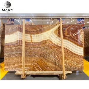 Natural Red Onyx Wall Stone Panel Decor