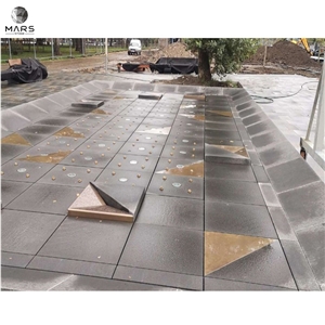 Natural Stone 654 Granite Garden Square Outdoor Paving Stone