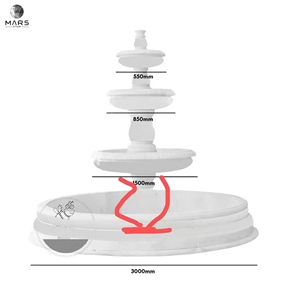 Natural White Marble Hand Carved Water Features Fountain