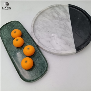 New Design Modern Decorative Tray Marble Pattern Fruit Tray