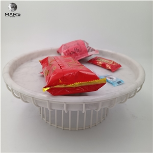 New Design Modern Decorative Tray Marble Pattern Fruit Tray