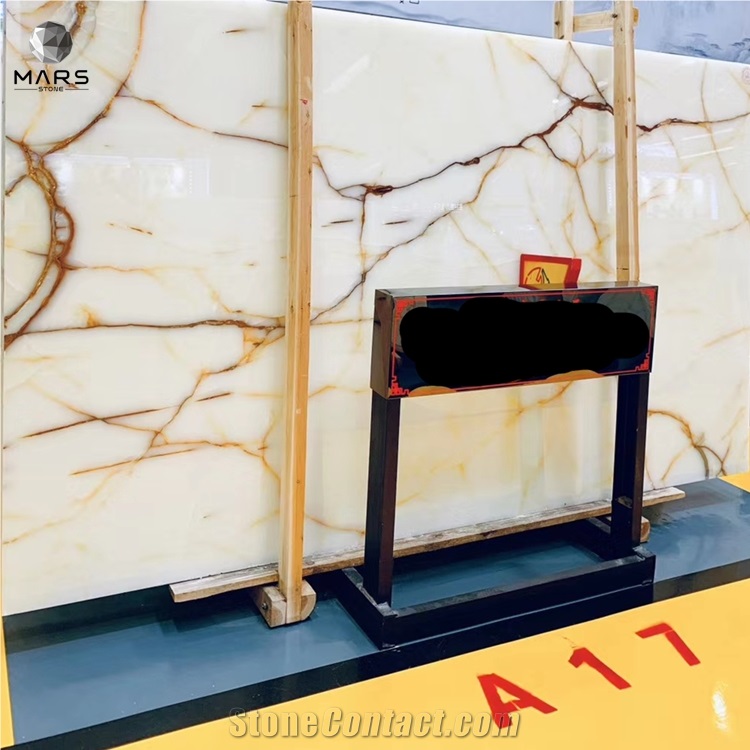 Popular Good Price Background White Onyx Slab