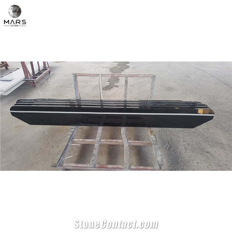 Popular High Quality Chinese Hebei Black Granite Countertop
