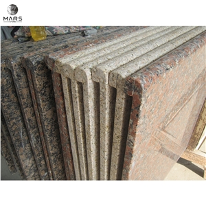 Prefab Laminated Polished Baltic Brown Granite Countertop