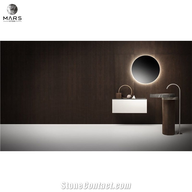 Promotion Natural Marble White Free Standing Round Sink