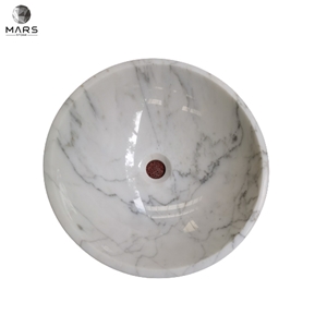 Variety Natural Marble Round Basin Barble Sink Bathroom