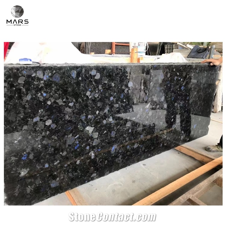 Volga Blue Extra Dark Granite Blue Granite Slab