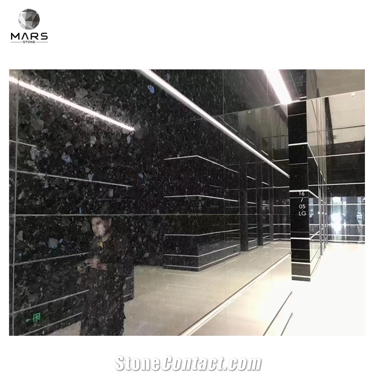 Volga Blue Extra Dark Granite Blue Granite Slab